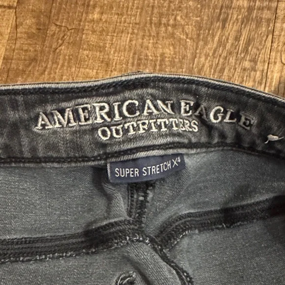 American Eagle Outfitters Dark Gray Skinny Jeans - Picture 5 of 5